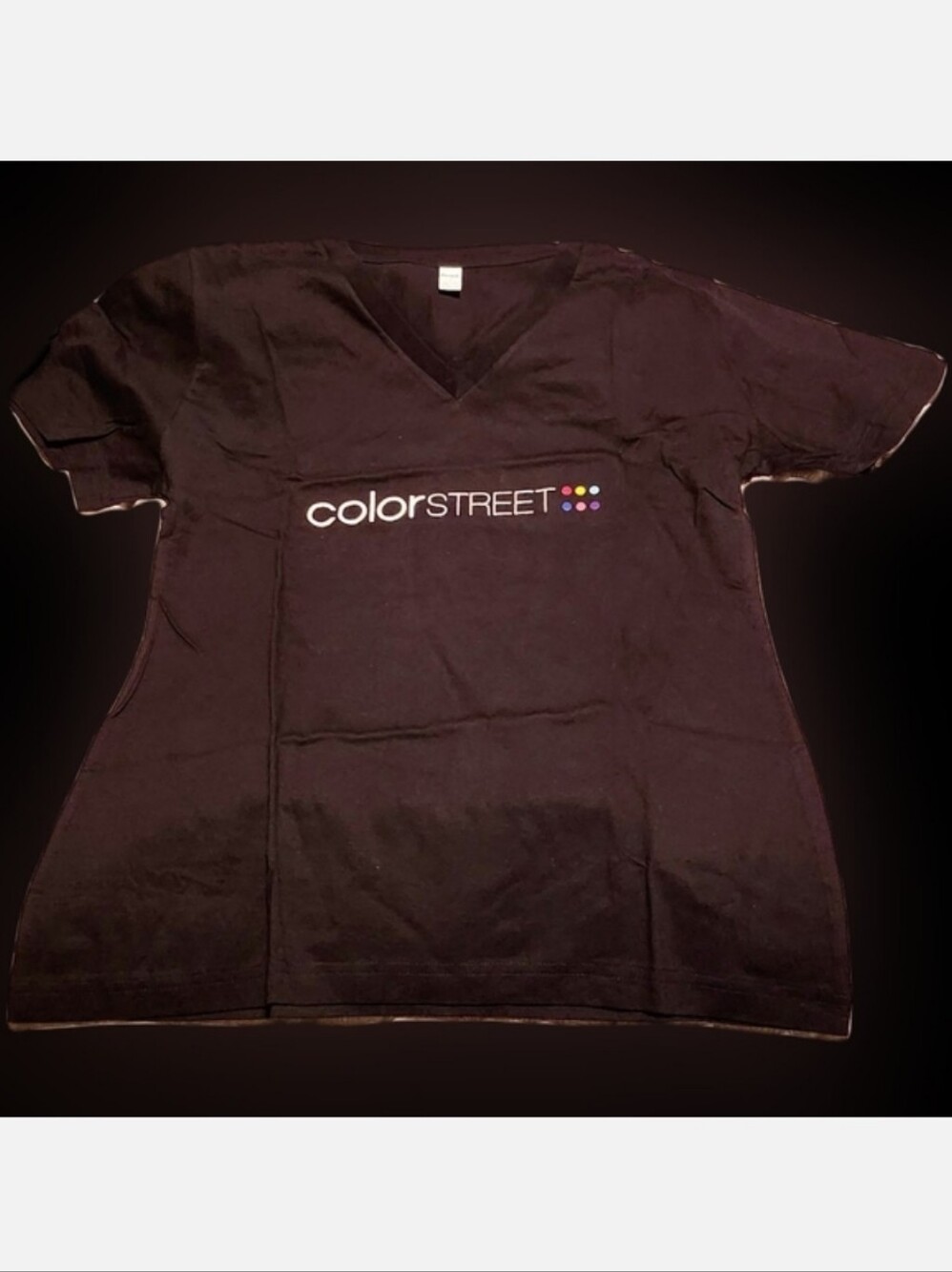 NWT WOMEN'S BLACK COLOR STREET LOGO T-SHIRT SIZE M!
